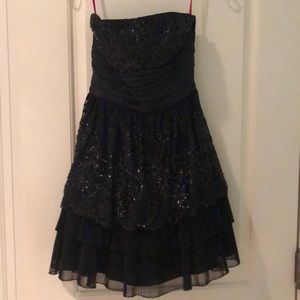 Betsey Johnson black sparkle dress